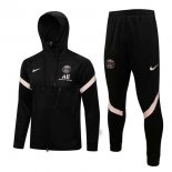 Sweat Shirt Capuche PSG 2022 Noir Rose