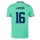 Maillot Real Madrid NO.16 James 3ª 2019-20 Vert