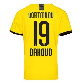 Thailande Maillot Borussia Dortmund NO.19 Dahoud 1ª 2019-20 Jaune Thailande Maillot Borussia Dortmund NO.19 Dahoud 1ª 2019-20 Jaune