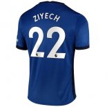 Maillot Chelsea NO.22 Ziyech 1ª 2020-21 Bleu