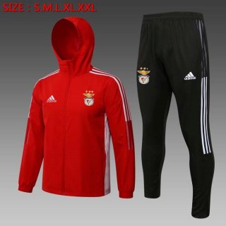 Coupe Vent Benfica Ensemble Complet 2022 Rouge Noir Coupe Vent Benfica Ensemble Complet 2022 Rouge Noir