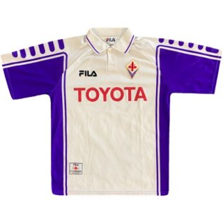 Thailande Maillot Fiorentina FILA 2ª Retro 1999 2000 Blanc