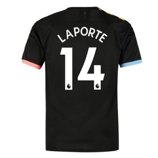 Maillot Manchester City NO.14 Laporte 2ª 2019-20 Noir