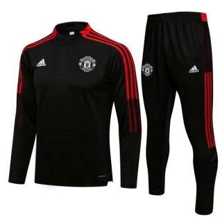 Training Top Manchester United 2022 Noir Rouge Training Top Manchester United 2022 Noir Rouge