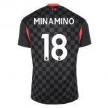 Maillot Liverpool NO.18 Minamino 3ª 2020-21 Noir