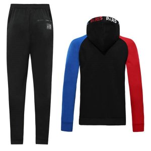 Survetement Paris Saint Germain 2019-20 Noir Bleu Rouge