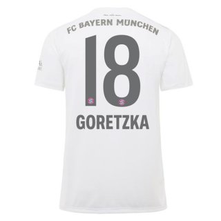 Maillot Bayern Munich NO.18 Goretzka 2ª 2019-20 Blanc