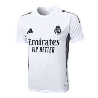 Maillot Entrainement Real Madrid 2025-26 Blanc 3 Maillot Entrainement Real Madrid 2025-26 Blanc 3