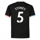 Maillot Manchester City NO.5 Stones 2ª 2019-20 Noir