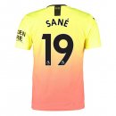 Maillot Manchester City NO.19 Sane 3ª 2019-20 Orange