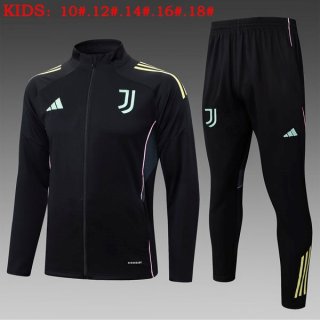 Enfant Survetement Juventus 2025-26 Noir 5 Enfant Survetement Juventus 2025-26 Noir 5