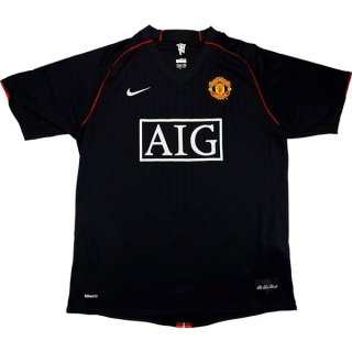 Thailande Maillot Manchester United 3ª Retro 2007 2008 Noir