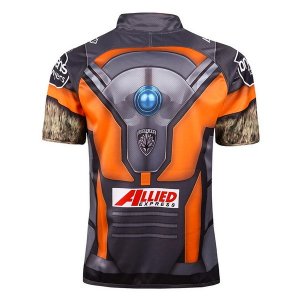 Thailande Maillot Wests Tigers 2017 2018 Jaune