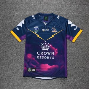 Thailande Maillot Melbourne Storm 2017 2018 Bleu