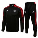 Training Top Manchester United 2022 Noir Rouge