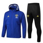 Coupe Vent Manchester United Conjunto Complet 2019-20 Bleu Noir Coupe Vent Manchester United Conjunto Complet 2019-20 Bleu Noir