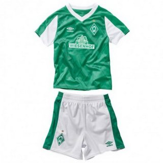 Maillot Werder Bremen 1ª Enfant 2020-21 Vert