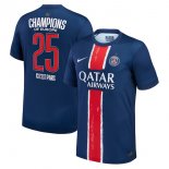 Thailande Maillot Paris Saint Germain 1ª Champions of Europe 2025
