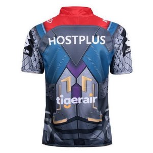 Thailande Maillot Melbourne Storm Thor 2017 2018 Gris