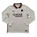 Maillot As Roma 2ª ML 2020-21 Blanc