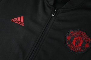 Survetement Manchester United 2019-20 Noir Rouge