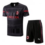 Maillot Entrainement AC Milan Ensemble Complet 2022-23 Gris