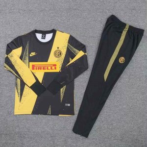 Survetement Inter Milan 2019-20 Noir Jaune Rouge