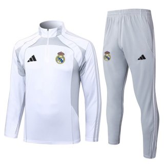 Sweatshirt Real Madrid 2025-26 Blanc 6 Sweatshirt Real Madrid 2025-26 Blanc 6