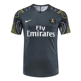 Entrainement Paris Saint Germain 2019-20 Noir Jaune