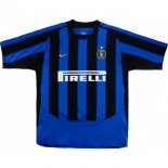 Thailande Maillot Inter Milan 1ª Retro 2003 2004 Bleu
