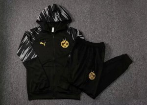 Sweat Shirt Capuche Borussia Dortmund 2021-22 Noir