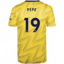 Maillot Arsenal NO.19 Pepe 2ª 2019-20 Jaune