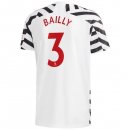 Maillot Manchester United NO.3 Bailly 3ª 2020-21 Blanc
