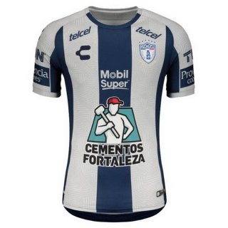 Thailande Maillot Pachuca 1ª 2020-21 Bleu Blanc