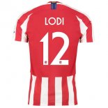 Thailande Maillot Atletico Madrid NO.12 Lodi 1ª 2019-20 Rouge