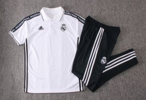 Polo Conjunto Complet Real Madrid 2019-20 Blanc