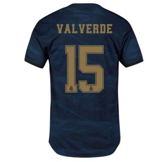 Maillot Real Madrid NO.15 Valverde 2ª 2019-20 Bleu