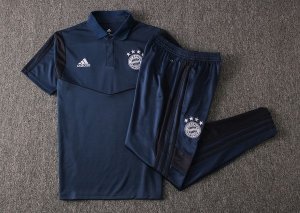 Polo Conjunto Complet Bayern Munich 2019-20 Bleu