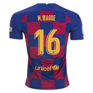 Maillot Barcelone NO.16 Wague 2ª 2019-20 Jaune