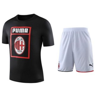 Entrainement Conjunto Complet AC Milan 2019-20 Noir Blanc